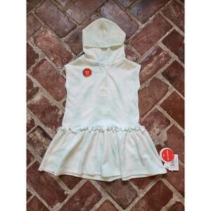 NWT Magnetic Me Green Tie Dye Magnetic Toddler Hoodie Dress Girls 5Y